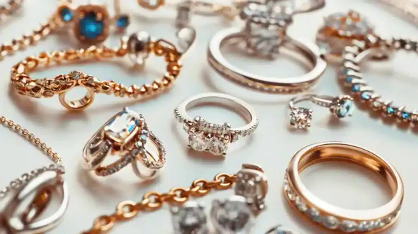 Beautifully engraved metal jewelry