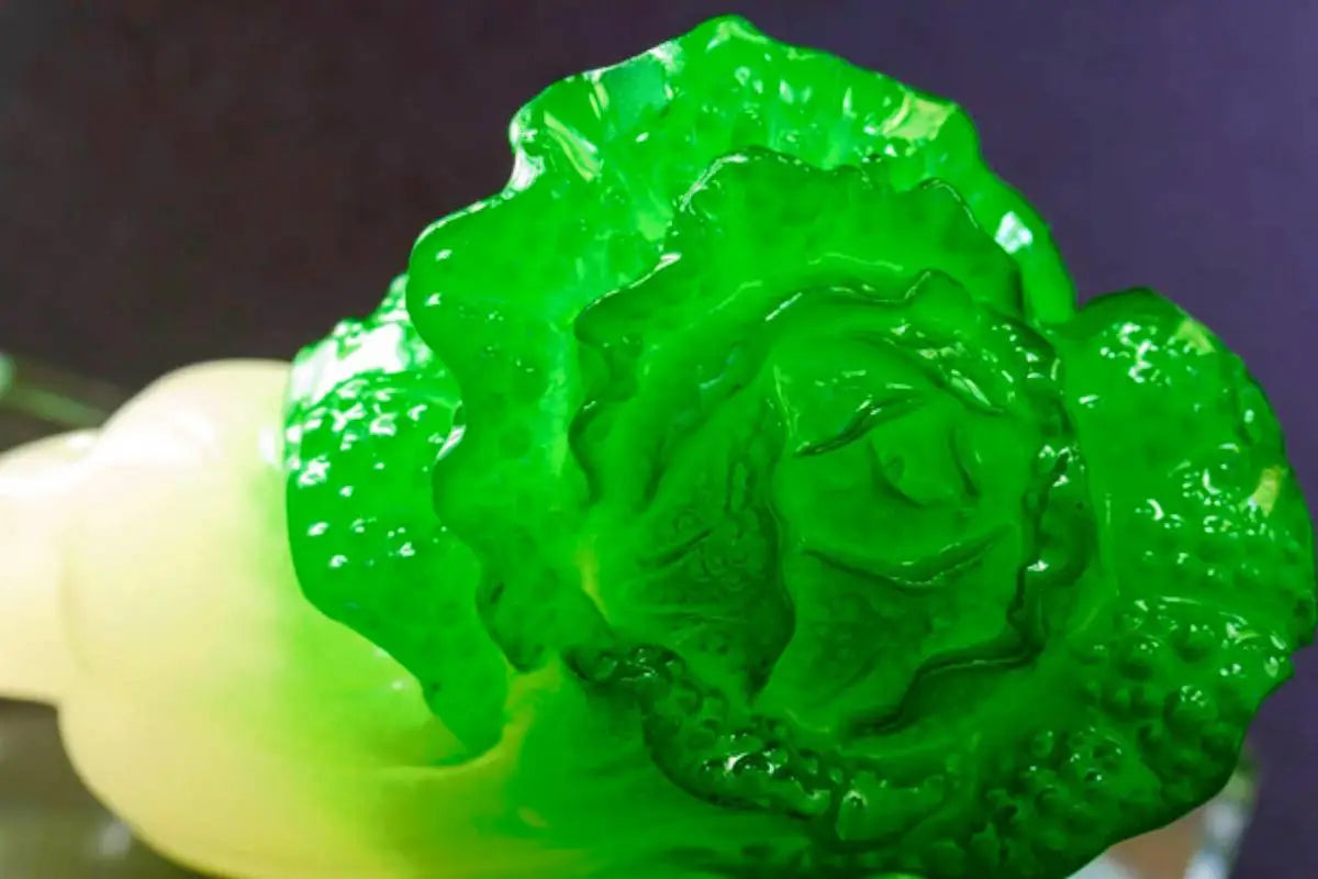 Jadeite works carved by carvers