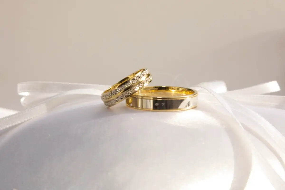 White Gold Couple's Ring