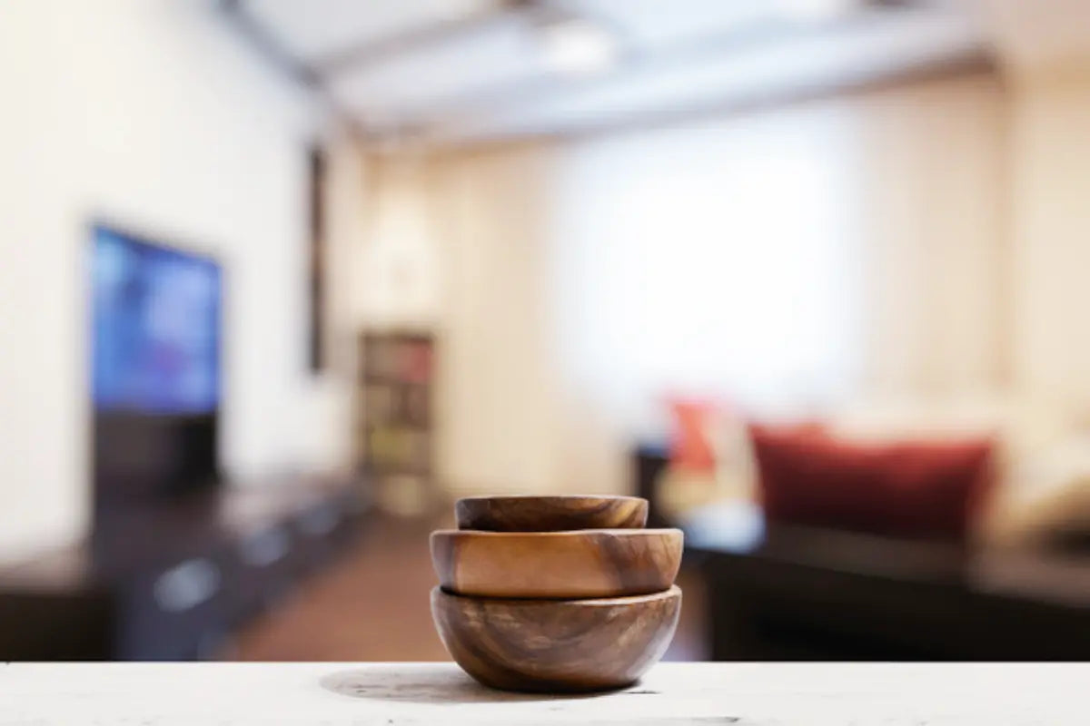 A few simple style wooden bowls