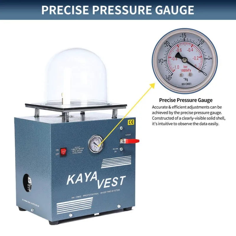 Portable 2l Vacuum Embedding Machine for Jewelry Casting, HH-CM02