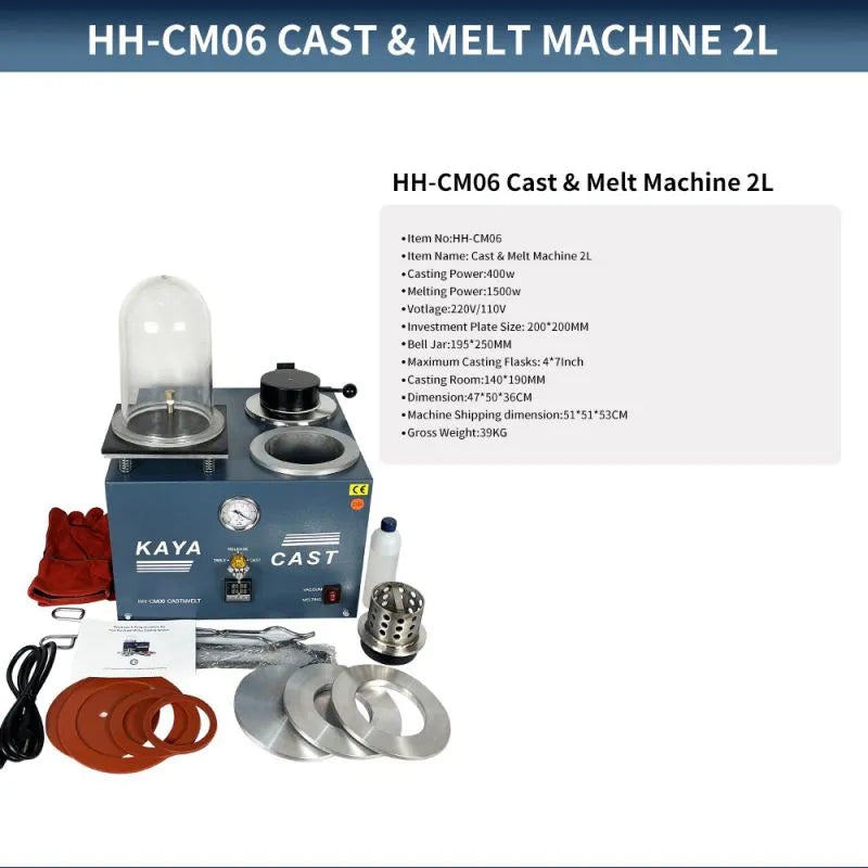 High-Efficiency and Multifunctional Casting and Melting Machine, HH-CM06