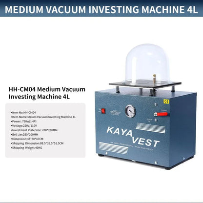 Medium Vacuum Embedding Machine for Precision Jewelry Production, HH-CM04