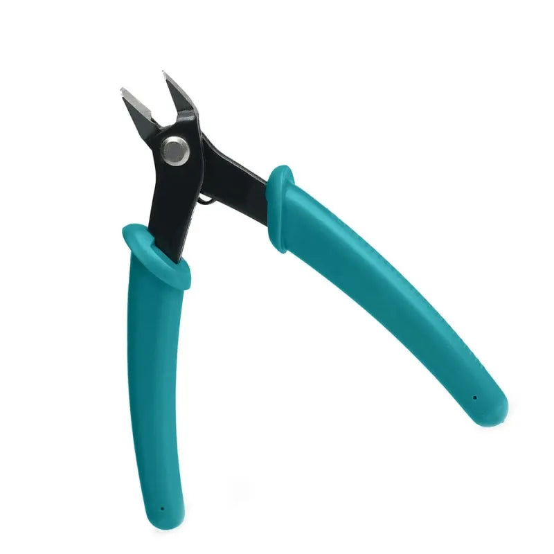 Precision Micro Wire Cutter Flat Nose and Side Cutting Pliers for Fine Detailing, HH-FP12