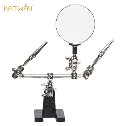 High Quality Three-Bracket Magnifying Glass Welding Auxiliary Fixture, HH-WW03