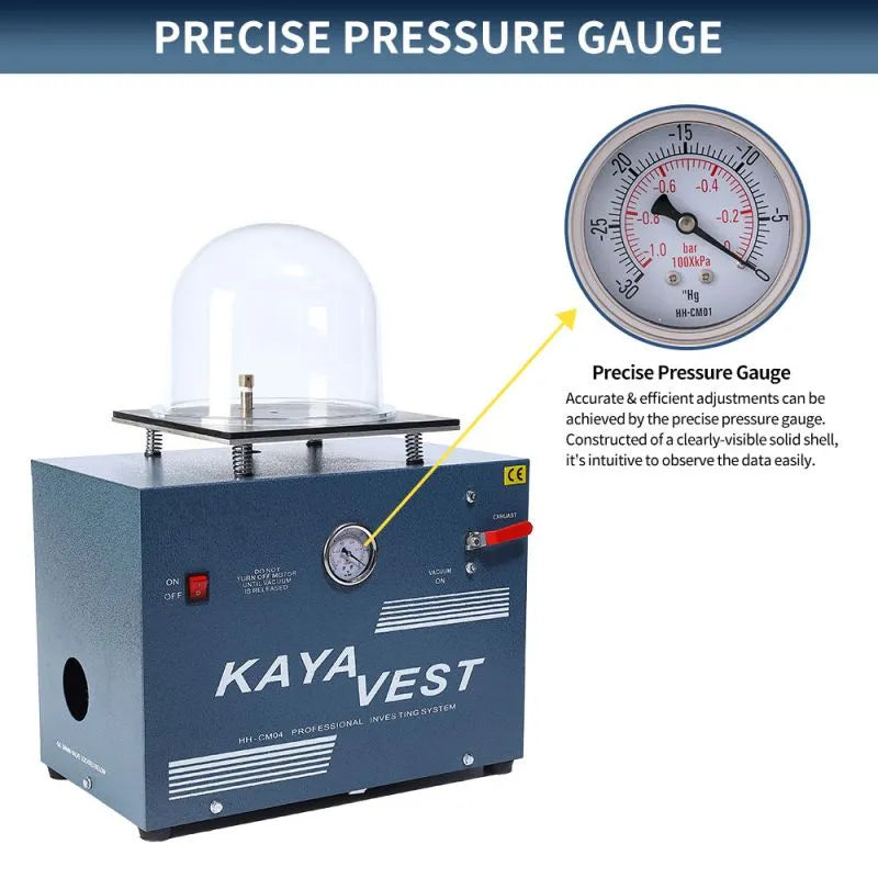 Medium Vacuum Embedding Machine for Precision Jewelry Production, HH-CM04