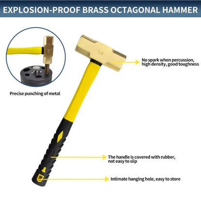 Oval Disc Cutter Set with Brass Hammer for Precision Metalworking, HH-CS01