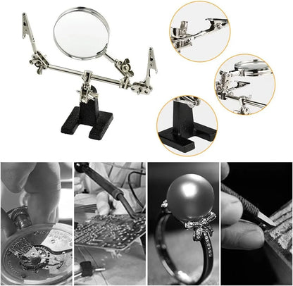 High Quality Three-Bracket Magnifying Glass Welding Auxiliary Fixture, HH-WW03