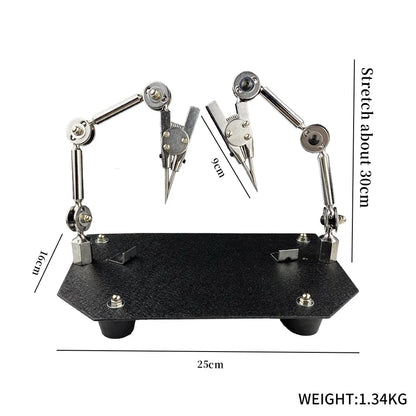 360° Rotating Multi-function Table Top Double Head Welding Fixture, HH-WW01