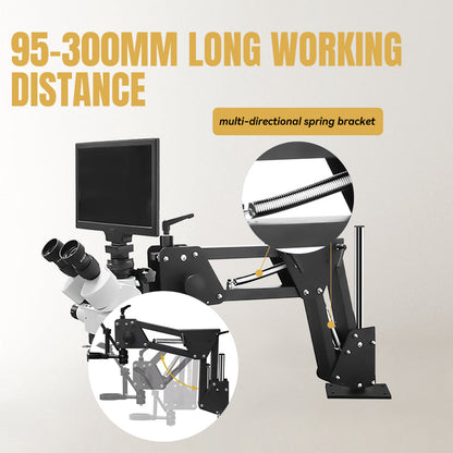LCD Digital Trinocular Stereo Microscope, HH-MS01B