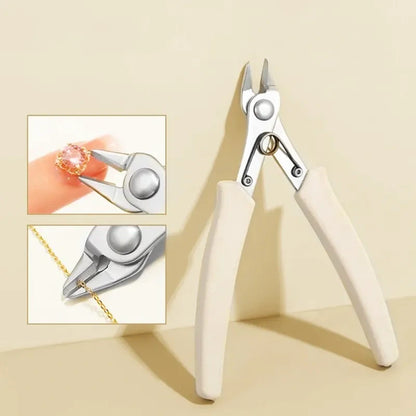 Precision Diamond Removal Pliers and Mini Jewelry Trimmer for Precise Cutting, HH-FP13