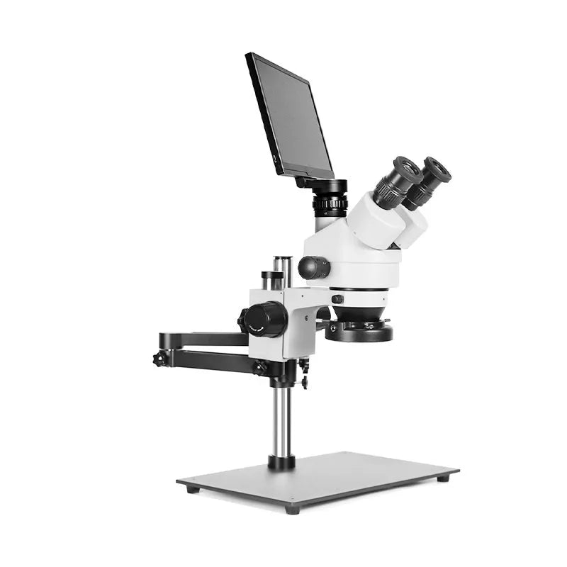 Trinocular Stereo Microscope with Base Plate, HH-MH02B
