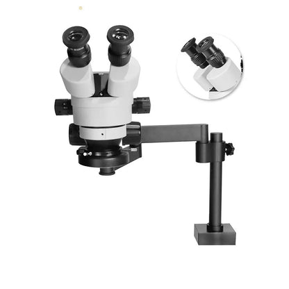 Binocular Stereo Zoom Microscope with Clamping Articulating Arm Stand, HH-MS03A