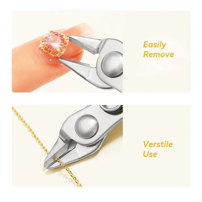 Precision Diamond Removal Pliers and Mini Jewelry Trimmer for Precise Cutting, HH-FP13