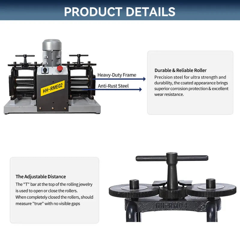 Double-Head Electric Rolling Mill for Efficient Metal Manufacturing, HH-RME02A