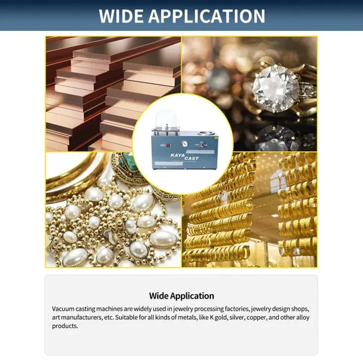 Medium Vacuum Investment Casting Machine for Jewelry Production, HH-CM03