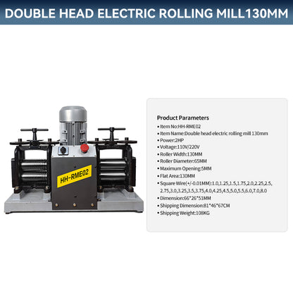 Double-Head Electric Rolling Mill for Efficient Metal Manufacturing, HH-RME02A