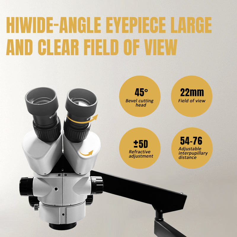 7X-90X Stereoscopic Microscope for Gemstone Inspection, HH-MH01A