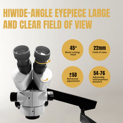 7X-90X Stereoscopic Microscope for Gemstone Inspection, HH-MH01A
