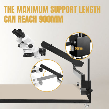 7X-90X Stereoscopic Microscope for Gemstone Inspection, HH-MH01A