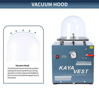 Portable 2l Vacuum Embedding Machine for Jewelry Casting, HH-CM02